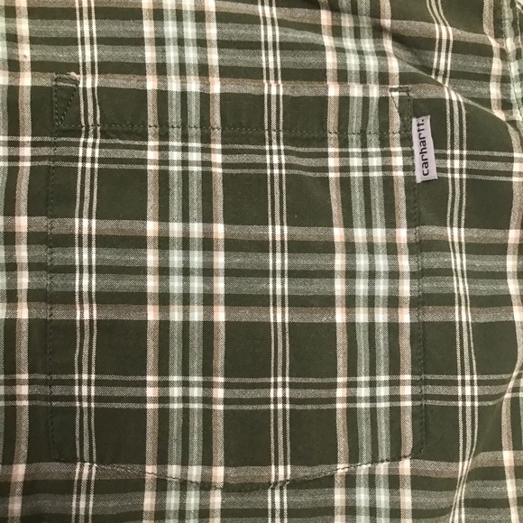 Carhartt Short Sleeves Button Up plaid Shirt - Picture 4 of 8